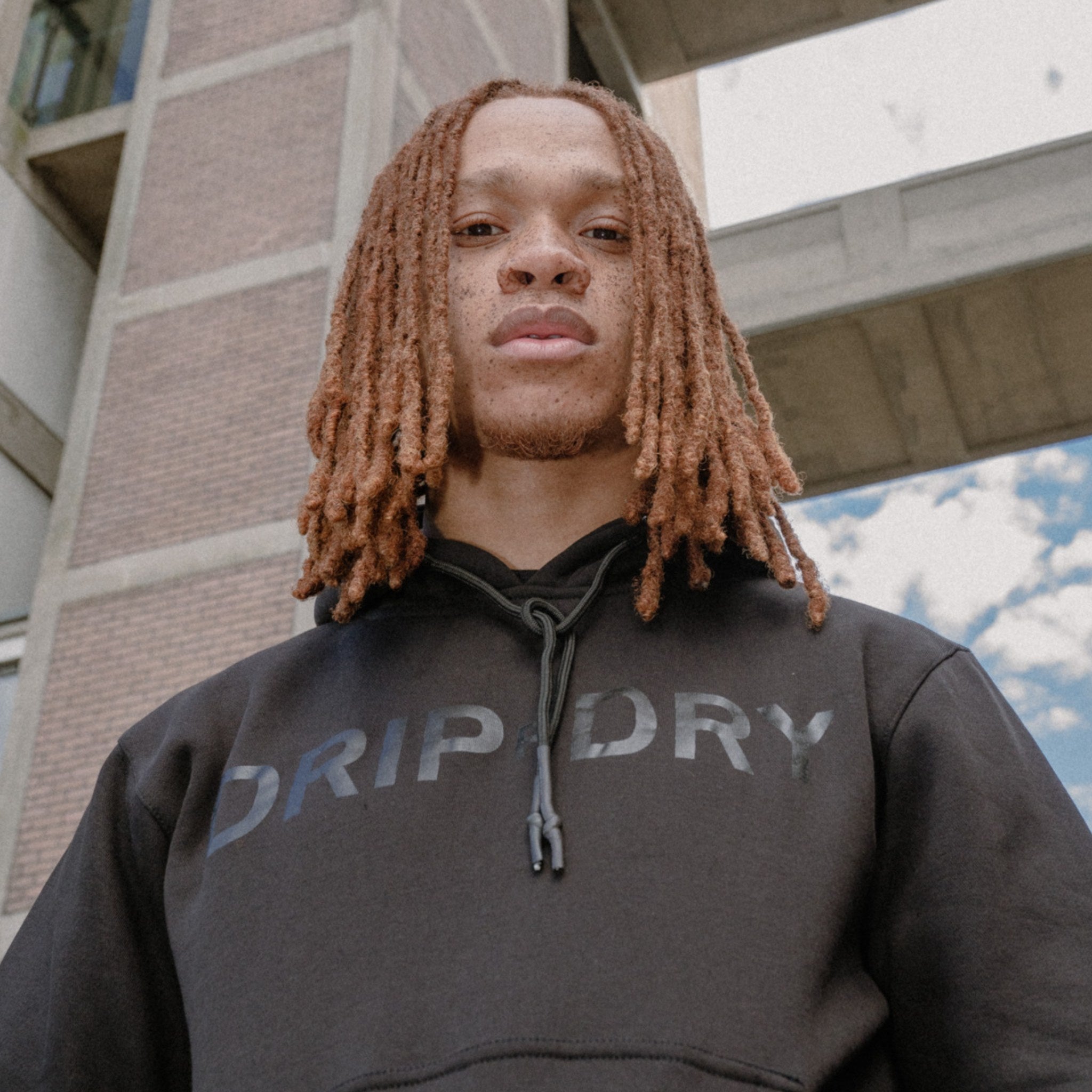 Urban Luxe Blacked Out Hoodie - Black