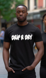 Urban Drip Tee - Black