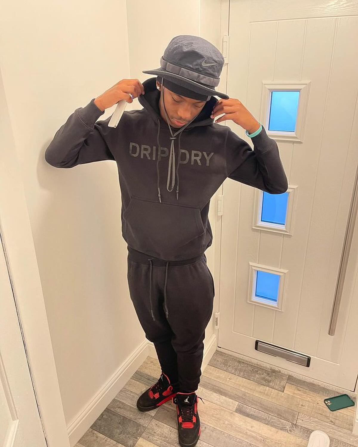 Urban Luxe Blacked Out Hoodie - Black