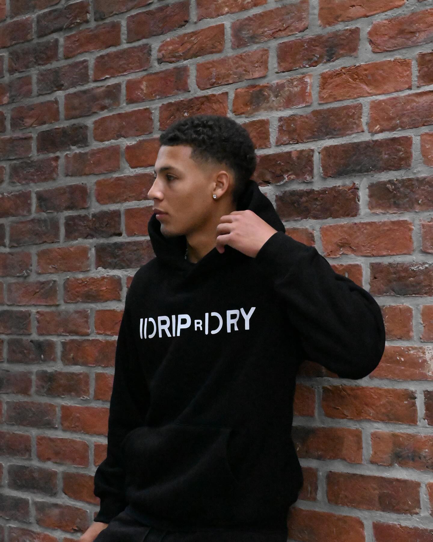 Signature Drip Hoodie - Black